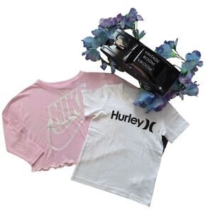 Nike and Hurley New Tops Bundle for Girls 3T